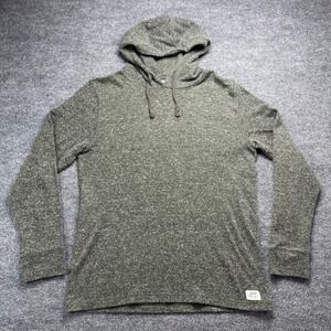 Katin Mens Lightweight Hoodie Large Heather Olive Green Marl Surf Pullover LG